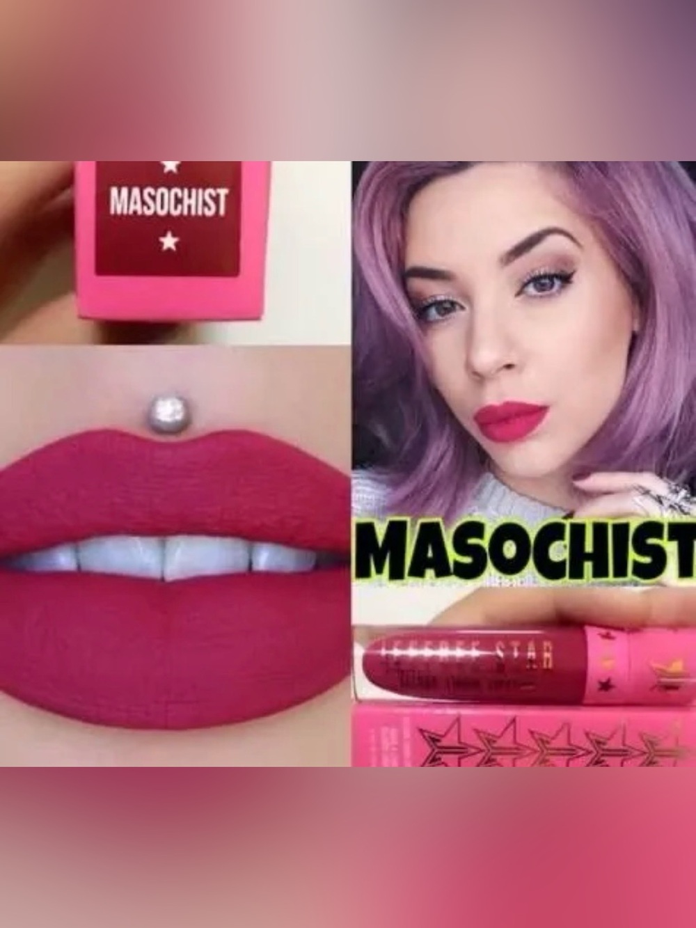Rare Jeffree Star Velour Liquid Lipstick in Masochist